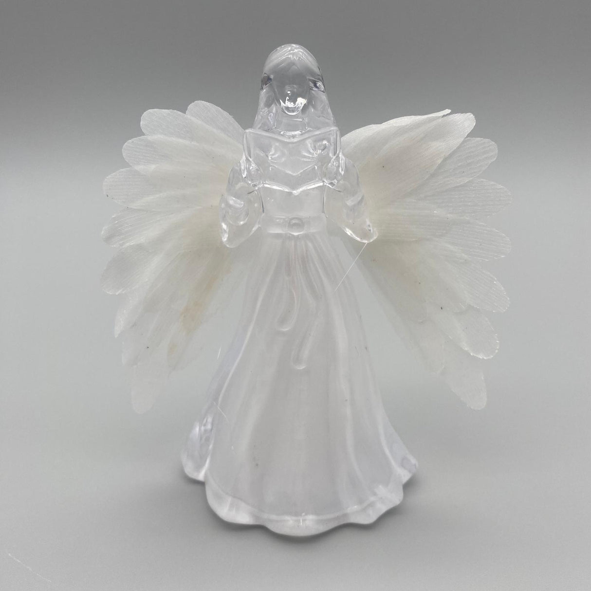 Deko LED Engel 13 cm mit warm-weißem LED-Licht | Formano Weihnachten LED Engel mit Buch von Wimpelberg