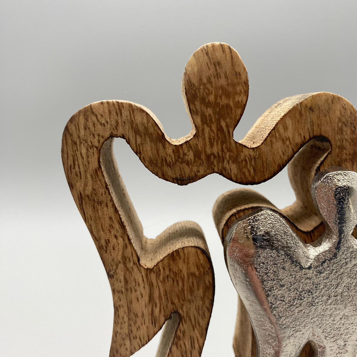 Engelpaar aus Mango-Holz | Formano Weihnachten | Dekofigur Weihnachten von Wimpelberg