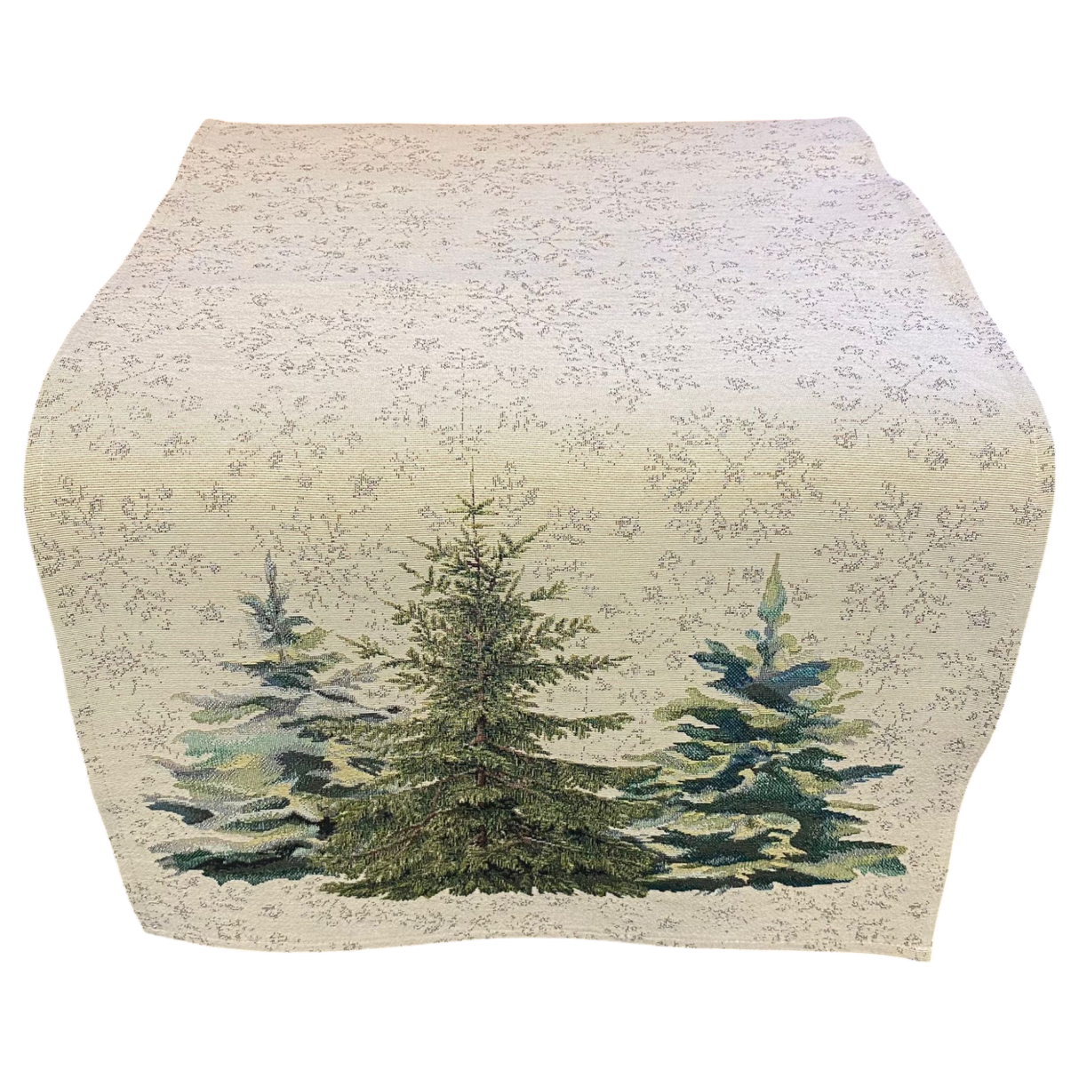 Weihnachtsläufer Gobelin Baum – Festliche Tischdekoration | Weihnachtsdeko von Wimpelberg