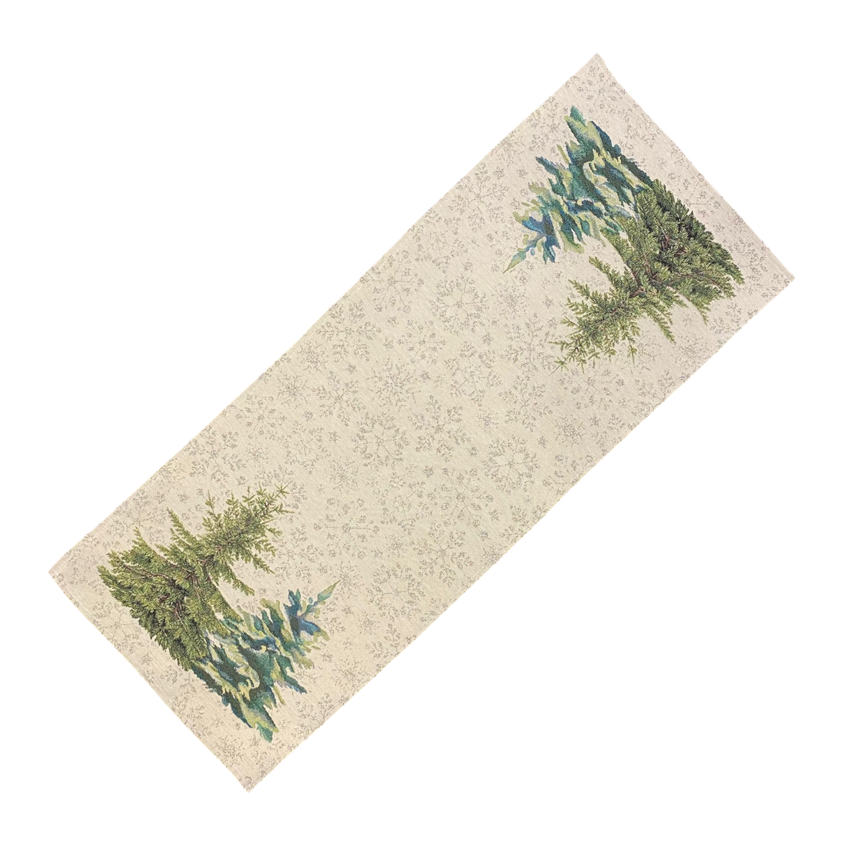 Weihnachtsläufer Gobelin Baum – Festliche Tischdekoration | Weihnachtsdeko 40x100cm von Wimpelberg