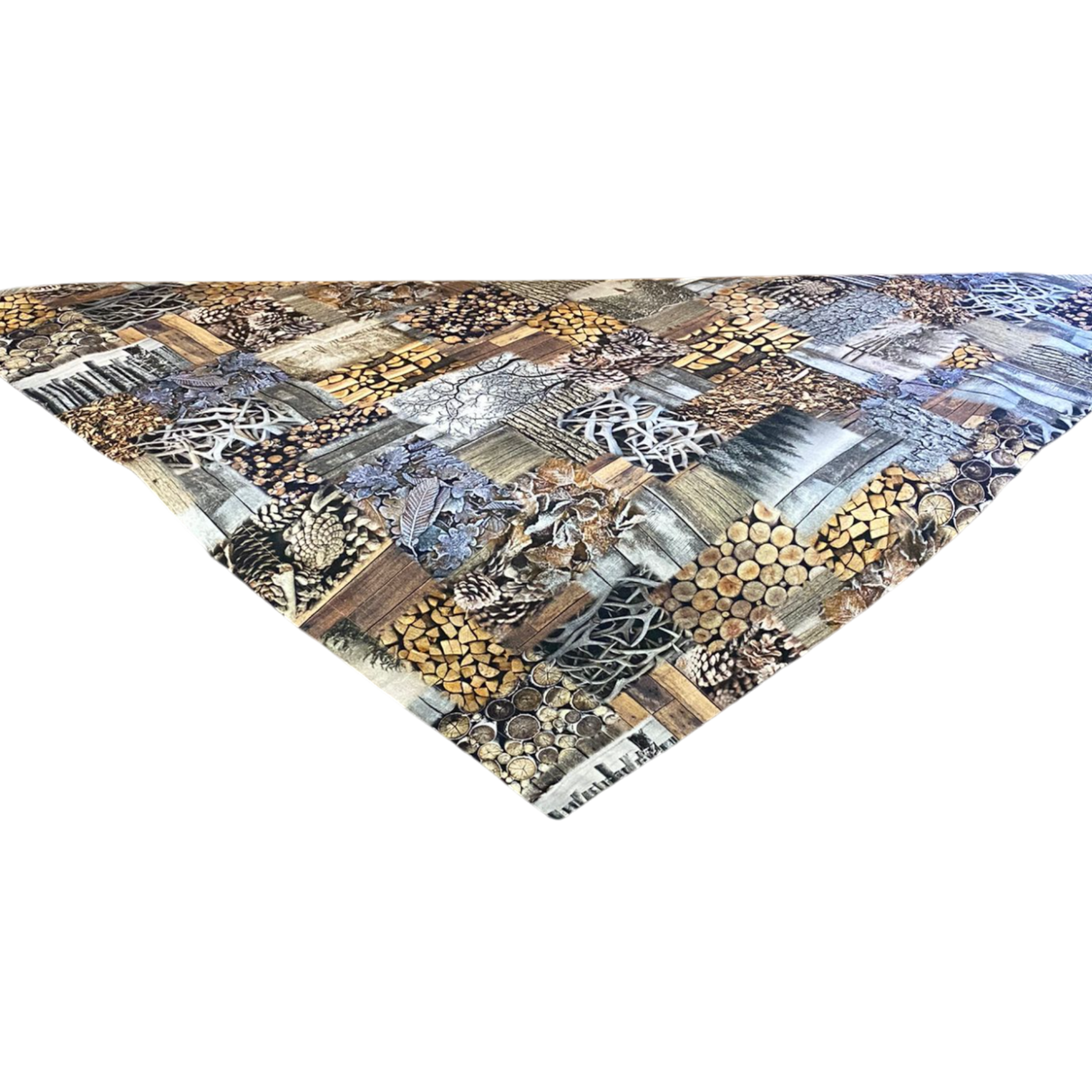 Winterdecke Waldimpressionen – 85x85 cm | Winter Decke Tischdeko von Wimpelberg