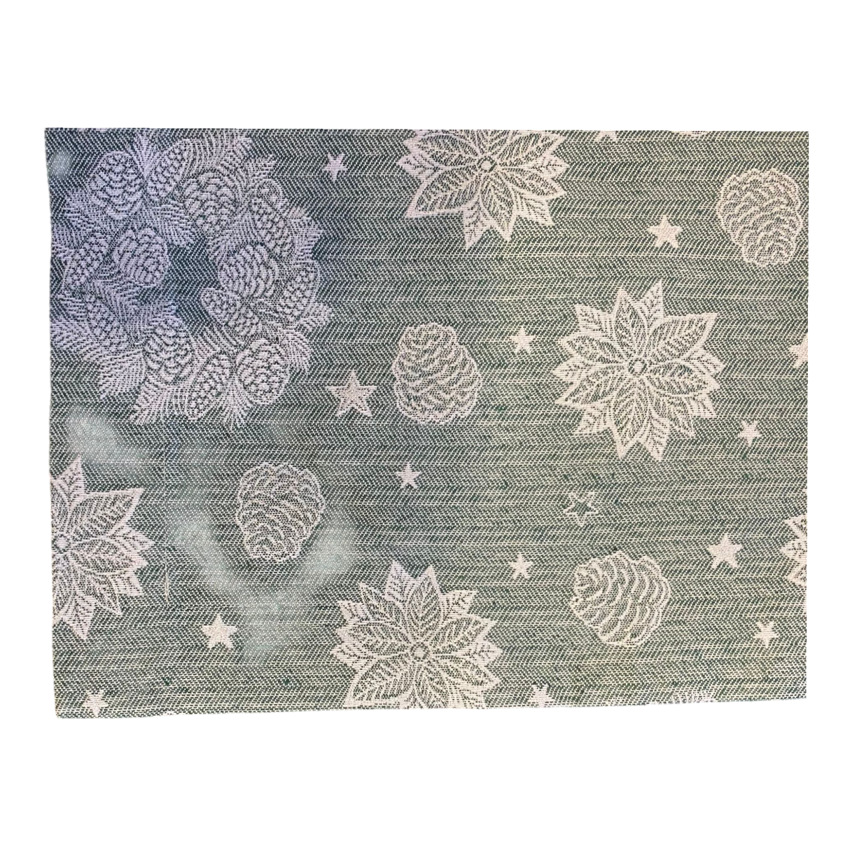 Läufer Weihnachten mit Kränzen – 40x130 cm in Grün | Weihnachten Läufer Motiv von Wimpelberg