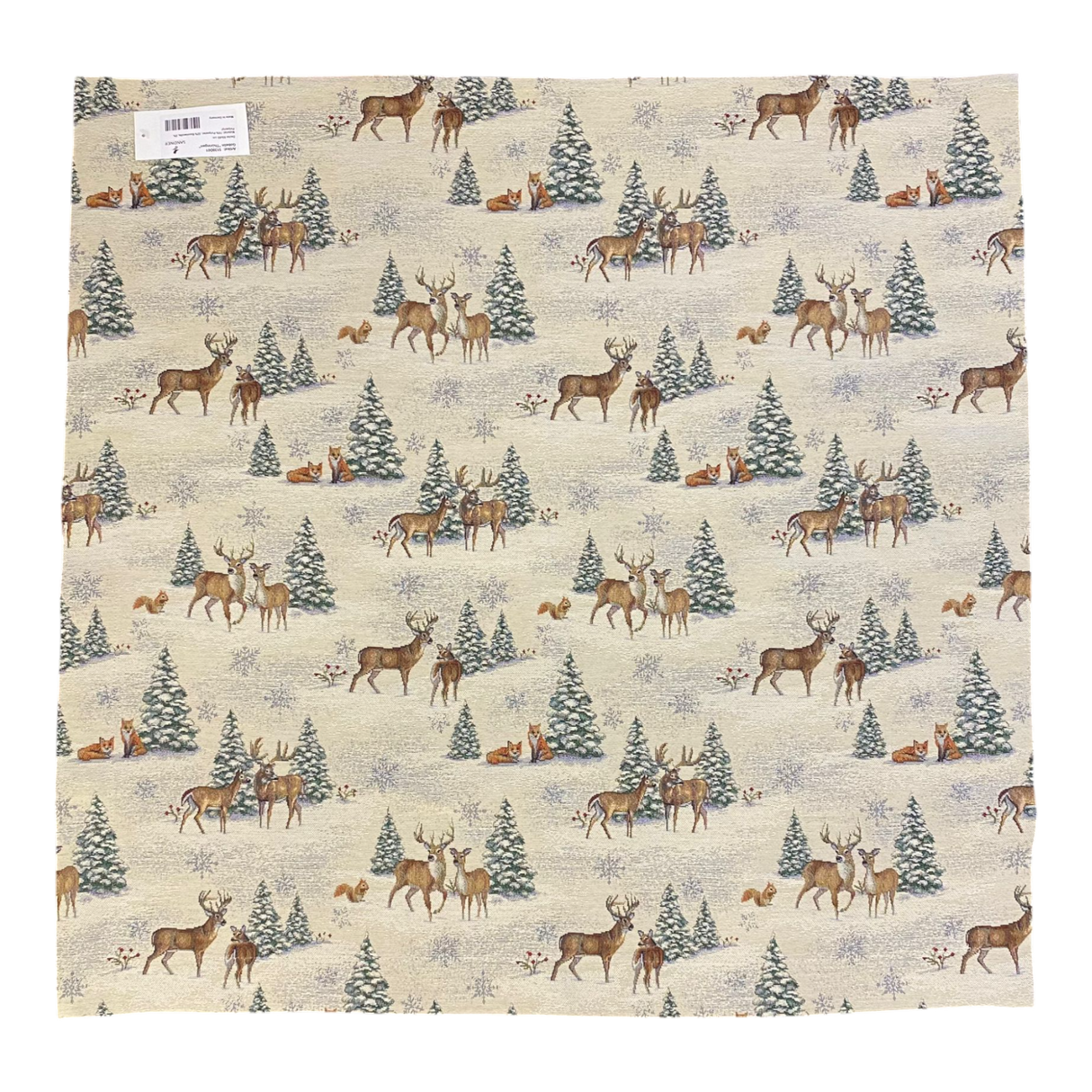 Gobelin Thüringen Decke 85x85 cm | Winterdecke Deko von Wimpelberg