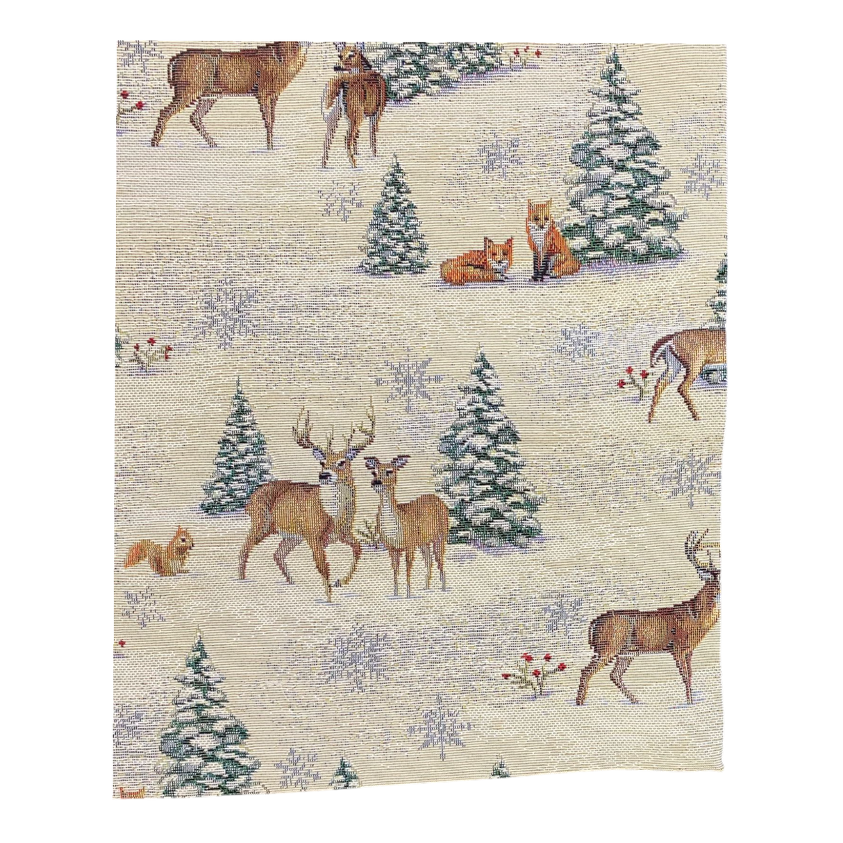 Gobelin Thüringen Decke 85x85 cm | Winterdecke Deko von Wimpelberg