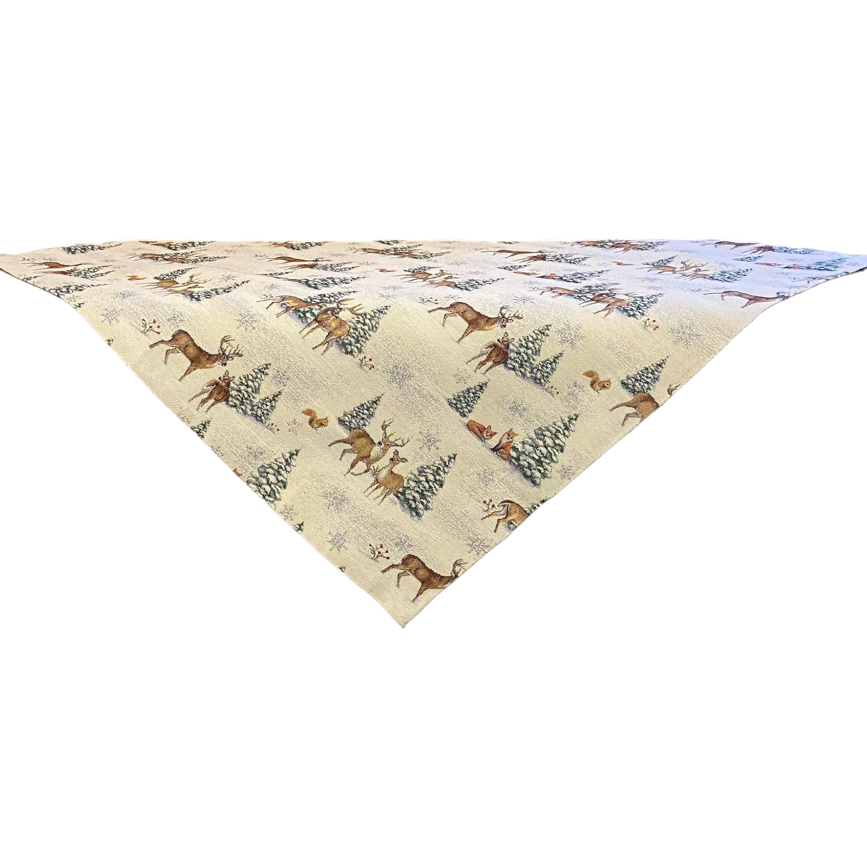 Gobelin Thüringen Decke 85x85 cm | Winterdecke Deko von Wimpelberg