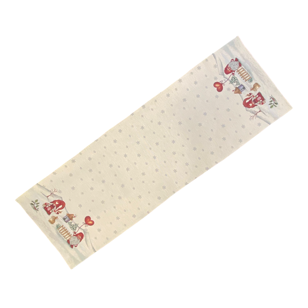 Weihnachtsläufer Gobelin Wichteldorf – Tischdekoration | Läufer Weihnachten 45x140cm von Wimpelberg