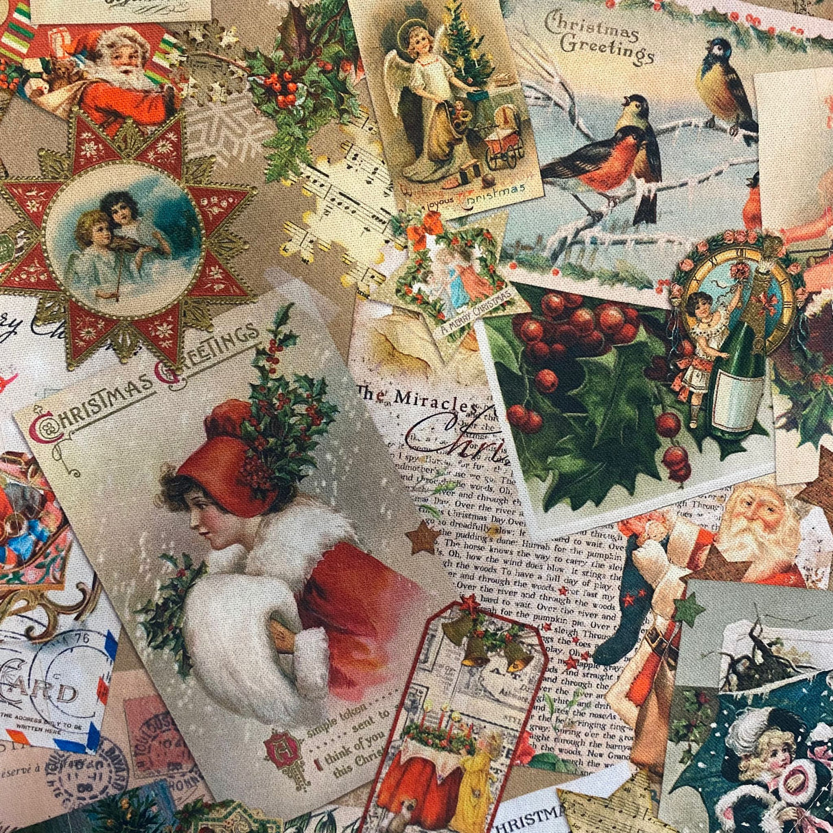 Läufer Spitz Weihnachtsnostalgie – 38x130 cm | Weihnachten Läufer Tischdeko von Wimpelberg