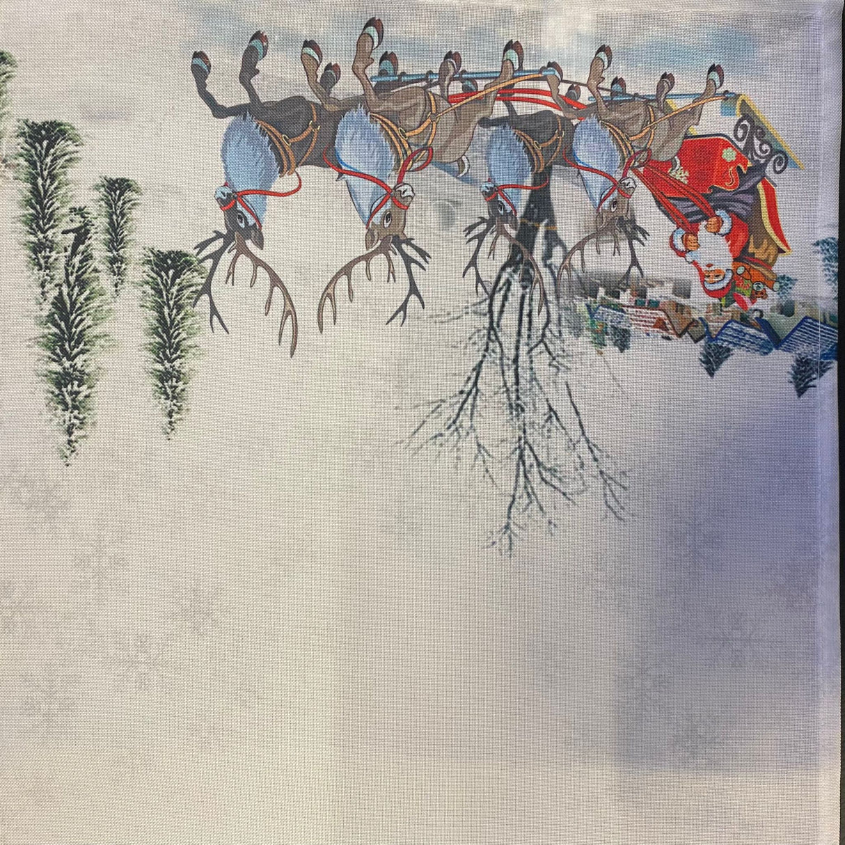 Tischläufer Winterlandschaft 40x90 cm 40x140 cm – Bedruckt von Wimpelberg