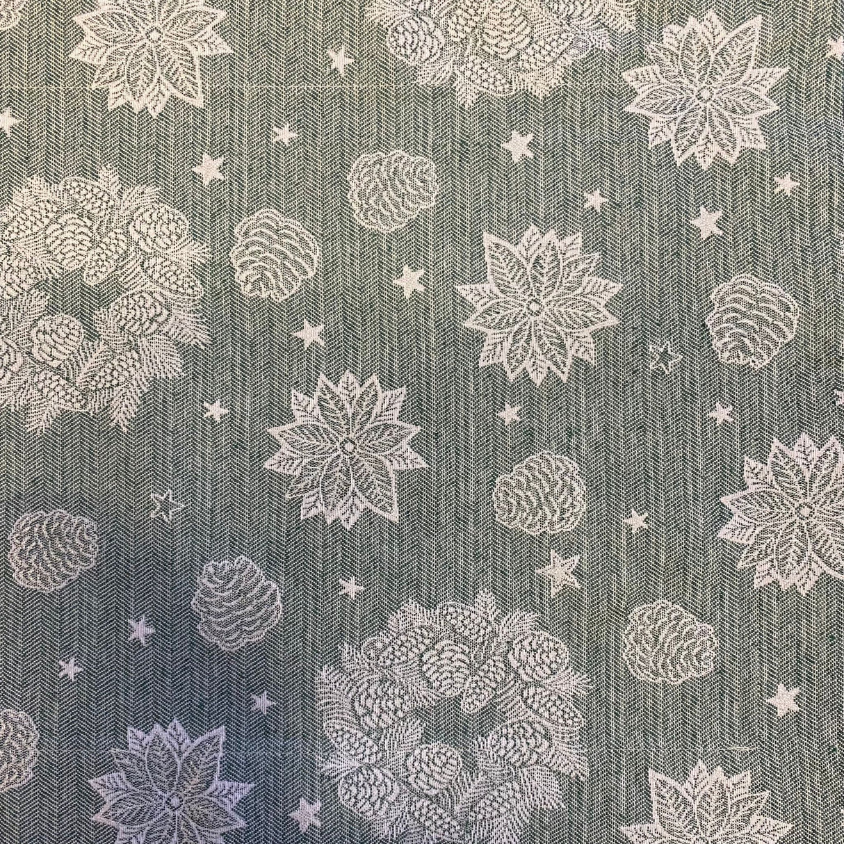 Läufer Weihnachten mit Kränzen – 40x130 cm in Grün | Weihnachten Läufer Motiv von Wimpelberg