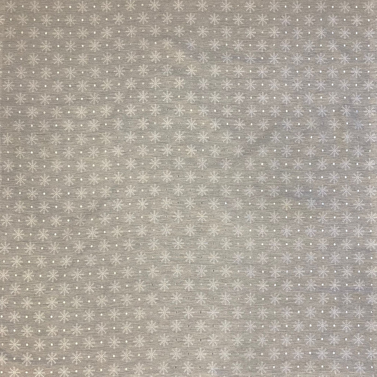 Tischdecke Schneekristalle – 100x100 cm | Winter Tischdeko Decke von Wimpelberg