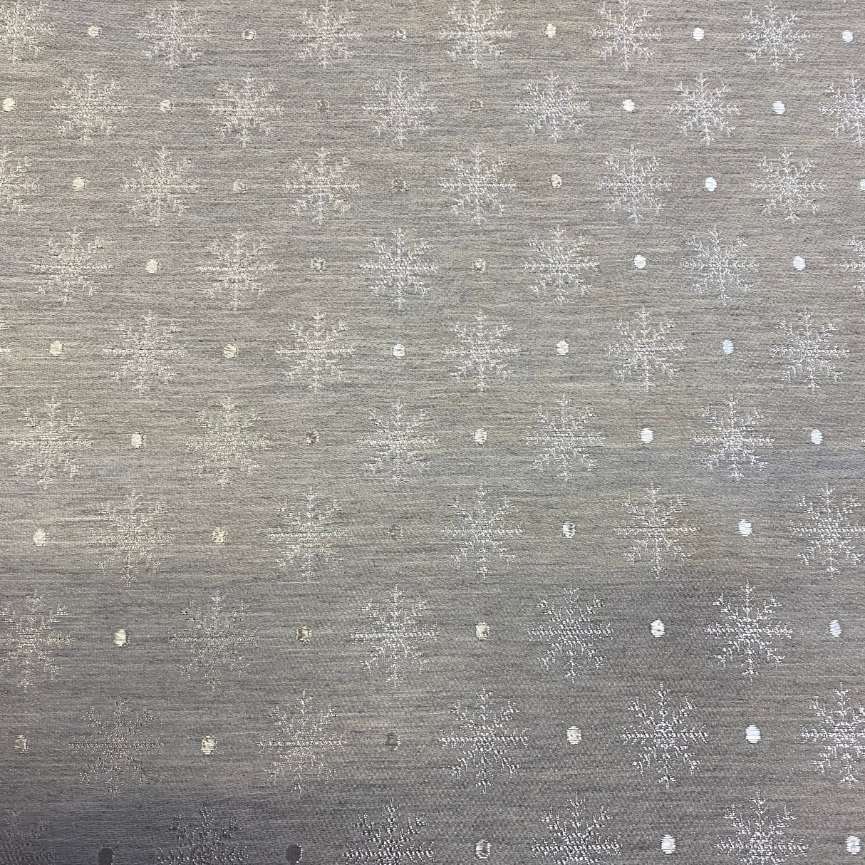 Tischdecke Schneekristalle – 100x100 cm | Winter Tischdeko Decke von Wimpelberg