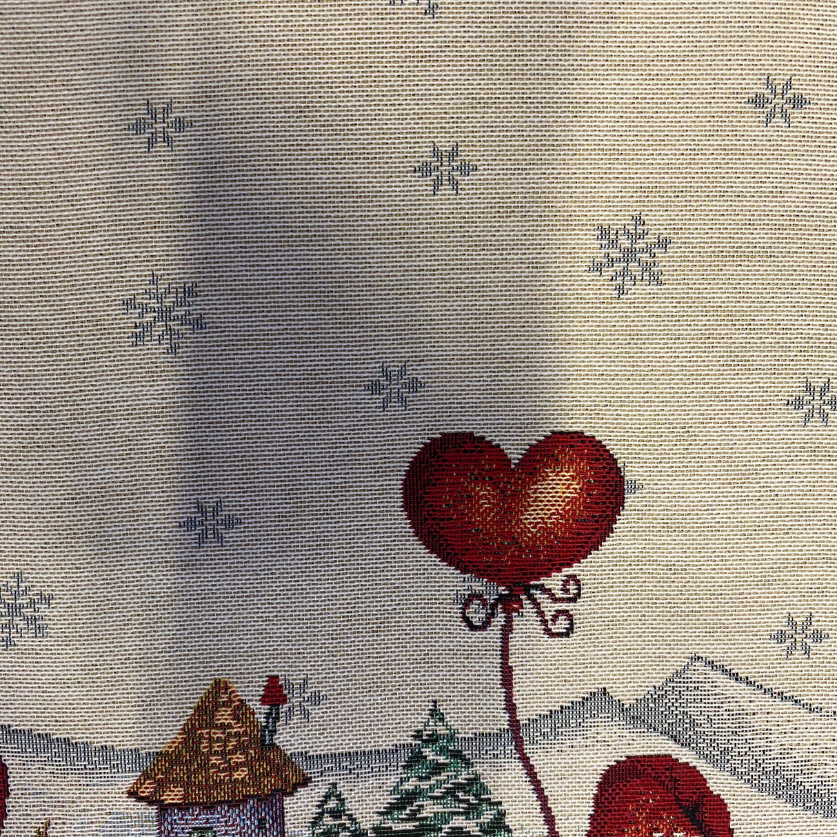 Weihnachtsläufer Gobelin Wichteldorf – Tischdekoration | Läufer Weihnachten von Wimpelberg