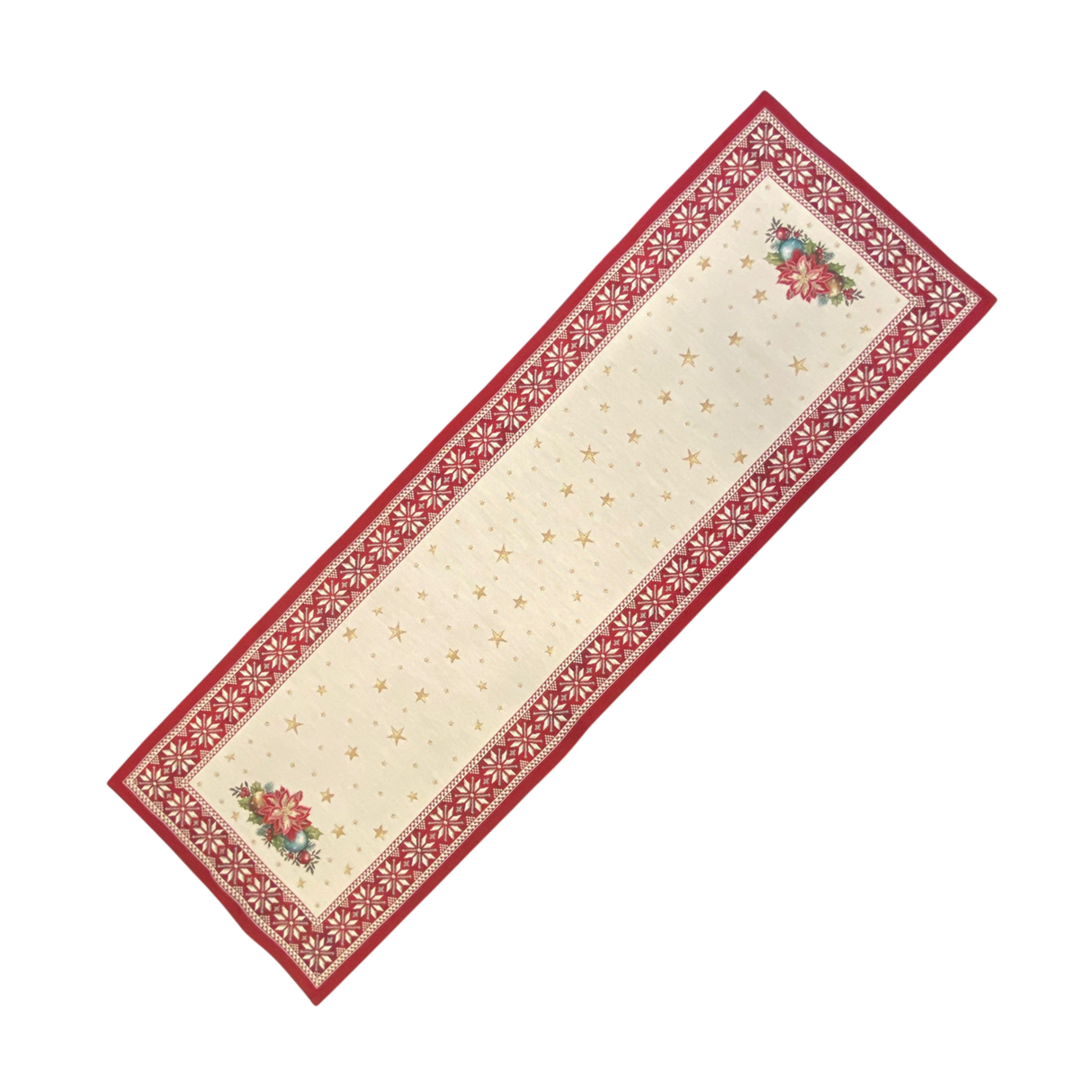 Läufer Weihnachten Gesteck – 45x140 cm | Tischdeko perfekt für Weihnachten von Wimpelberg