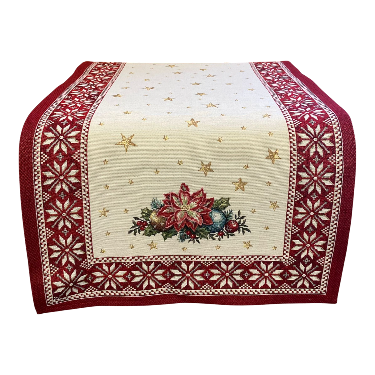 Läufer Weihnachten Gesteck – 45x140 cm | Tischdeko perfekt für Weihnachten von Wimpelberg