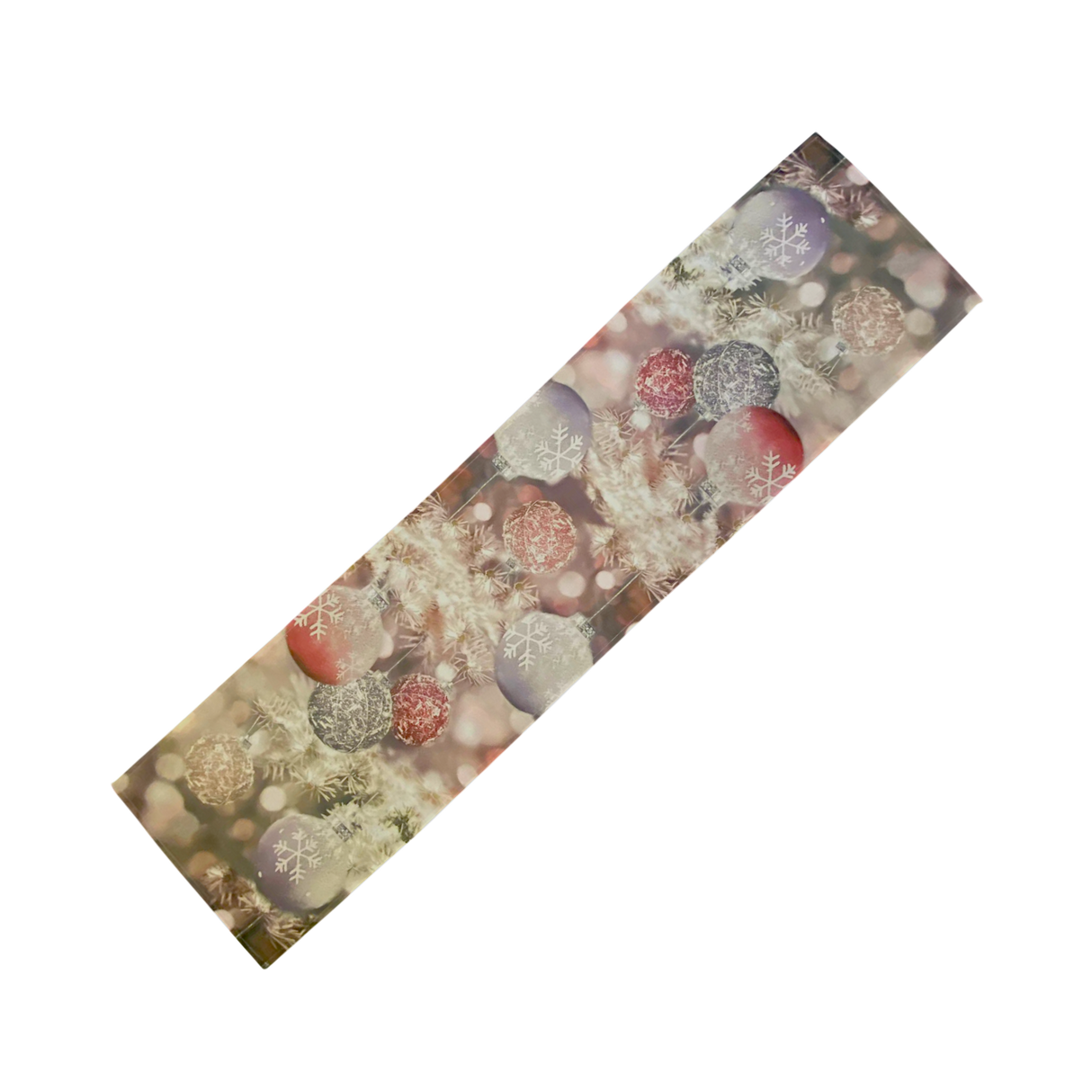 Weihnachtsläufer 40x160 cm mit Kugeln – Tischdeko Weihnachten von Wimpelberg