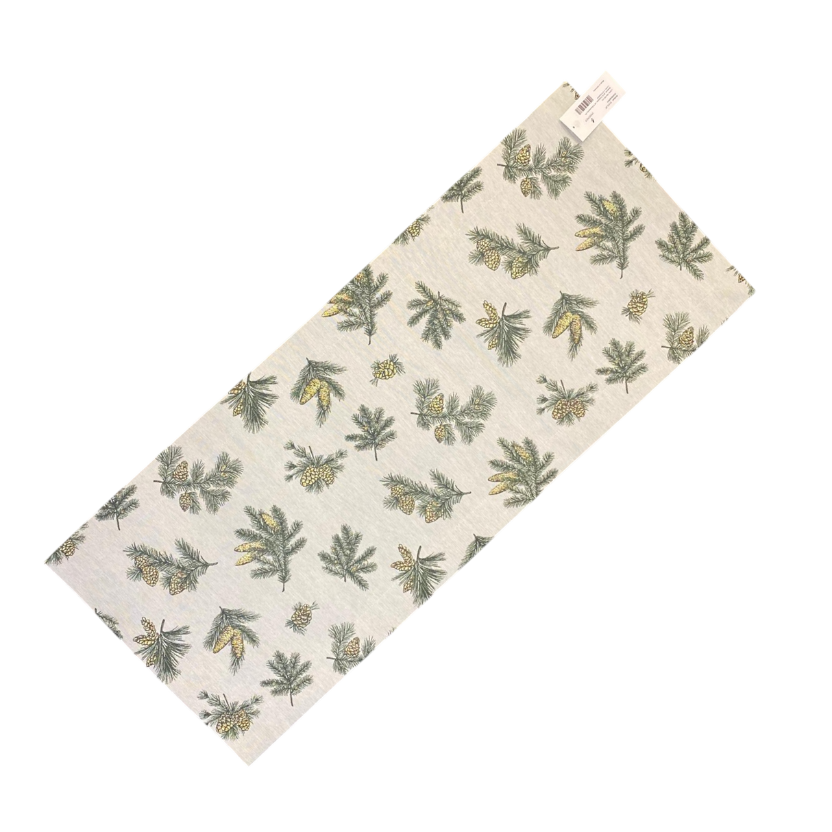 Winterläufer Goldzapfen Winterdeko 40x100 cm | Winter Tischdeko von Wimpelberg