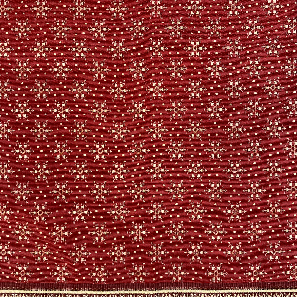 Decke Gobelin Weihnachten Herz, Kugel, Stern | Weihnachtsdecke Deko von Wimpelberg