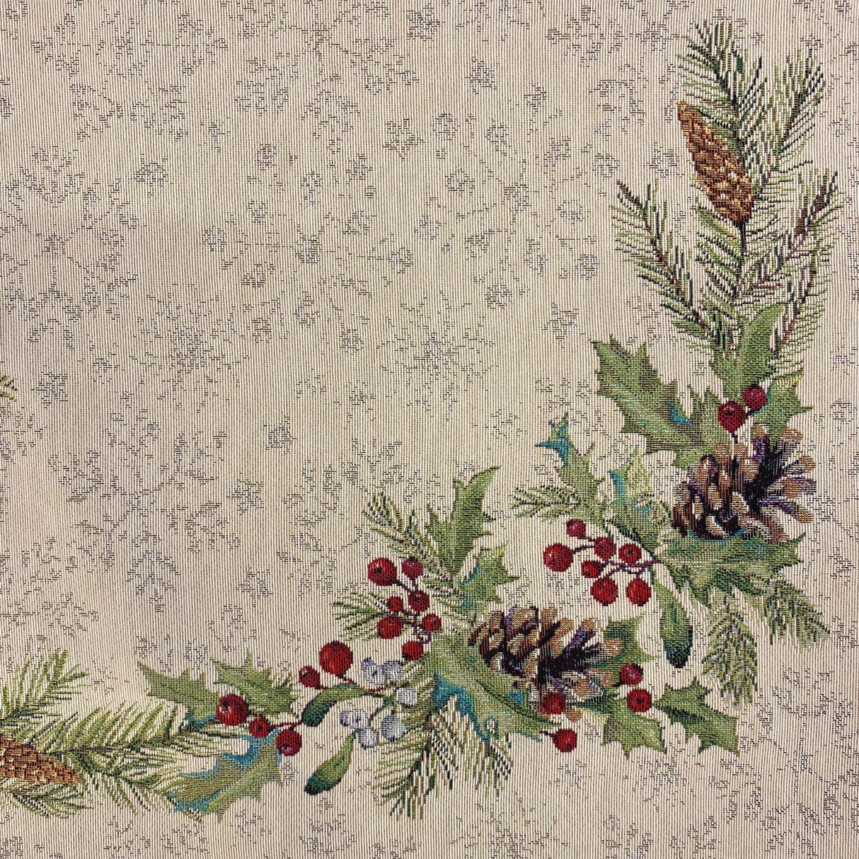 Winter Gesteck Gobelin-Läufer 38x100 cm | Winter Tischdeko von Wimpelberg