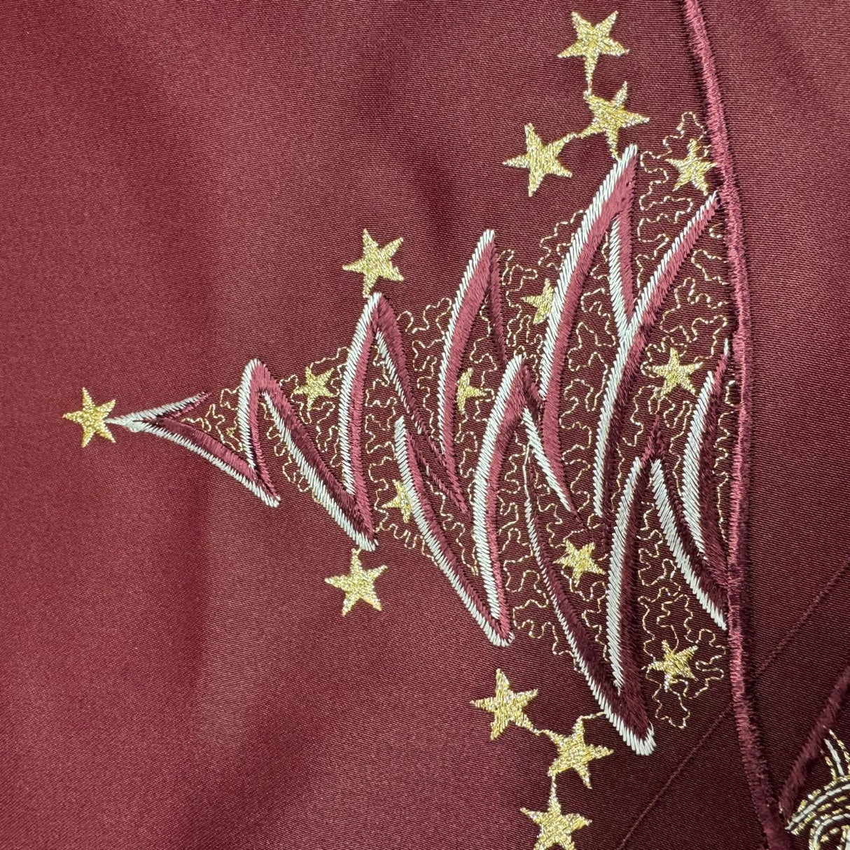 Weihnachtsdecken Plauener Spitze Oval Bordeaux – 40x85 cm, Echte Plauener Spitze von Wimpelberg