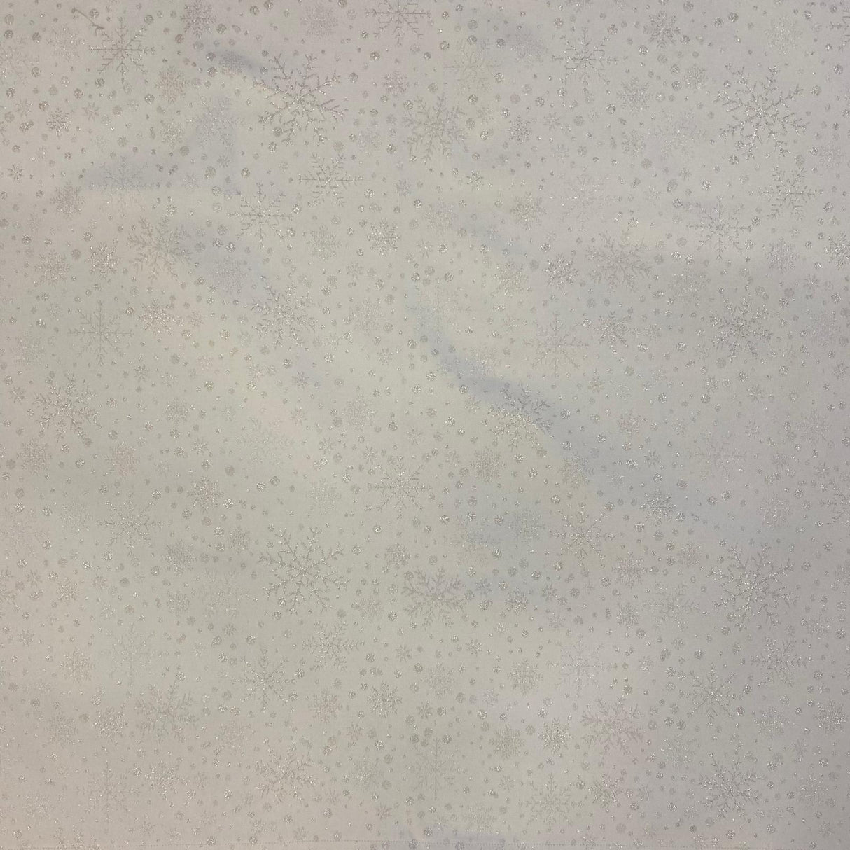 Winterdecke Weiß mit Sternen und Punkten – 80x80 cm | Winter Tischdeko von Wimpelberg