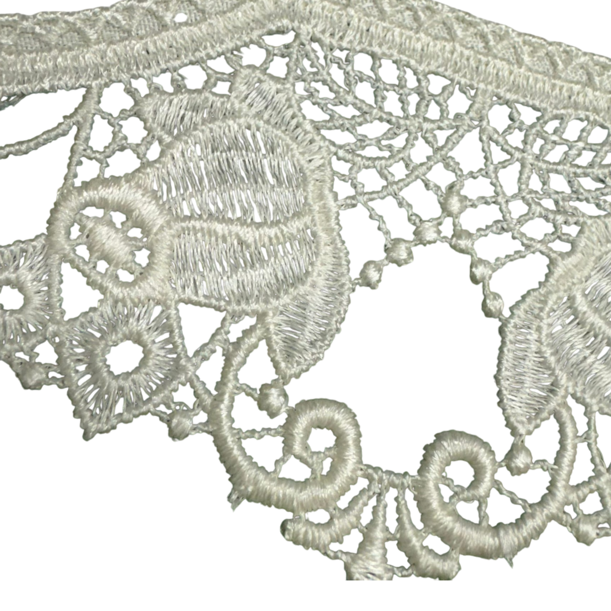 Tischläufer Plauener Spitze mit Applikationen – Plauener Spitze von Wimpelberg