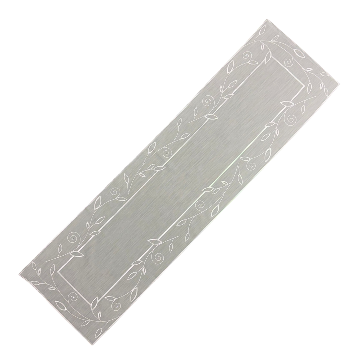 Plauener Spitze Tischläufer mit Rankenverzierung – Wollweiß für edle Akzente von Wimpelberg