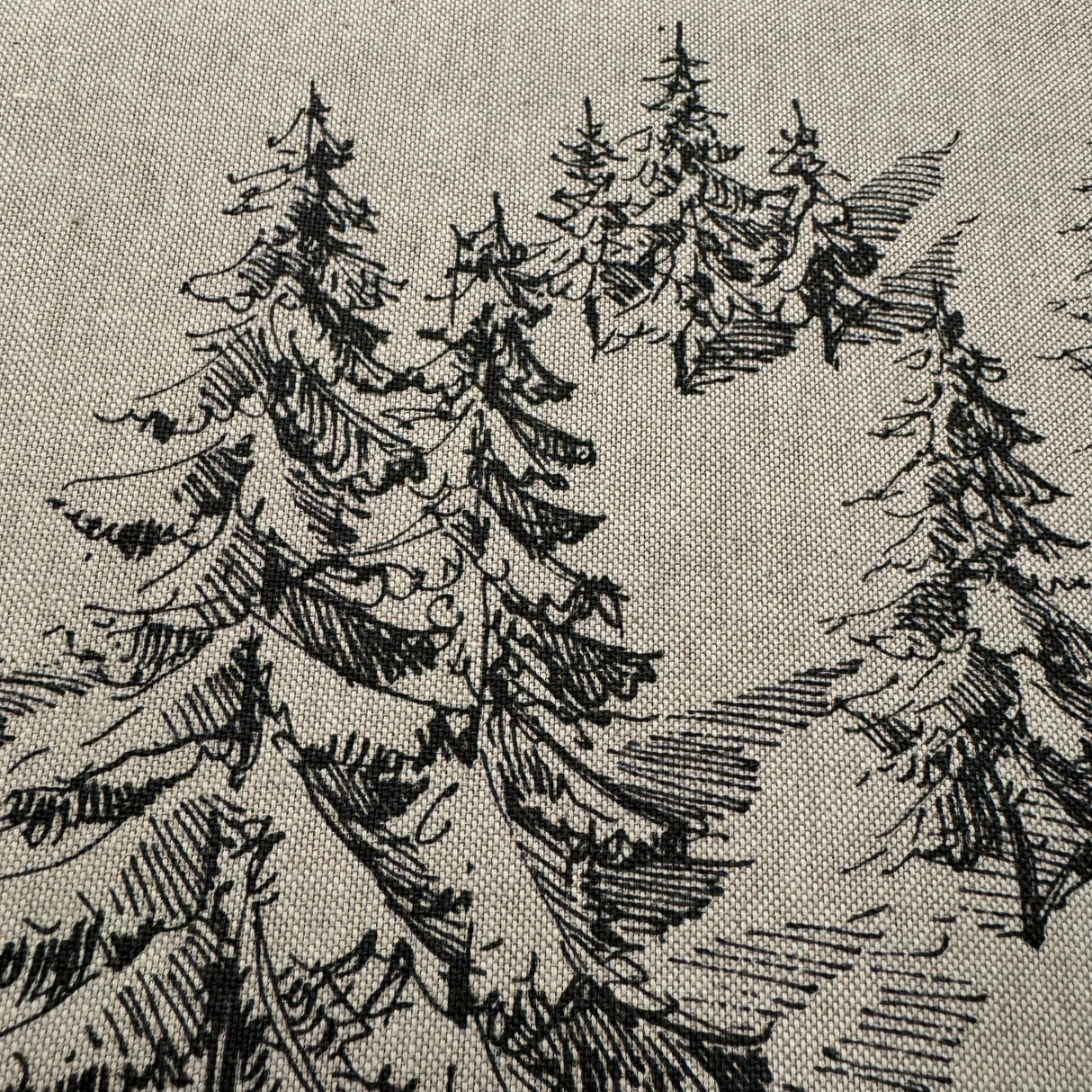 Decke "Allgäu" 85x85 cm – Tischdecke Winter Winterlandschaft von Wimpelberg