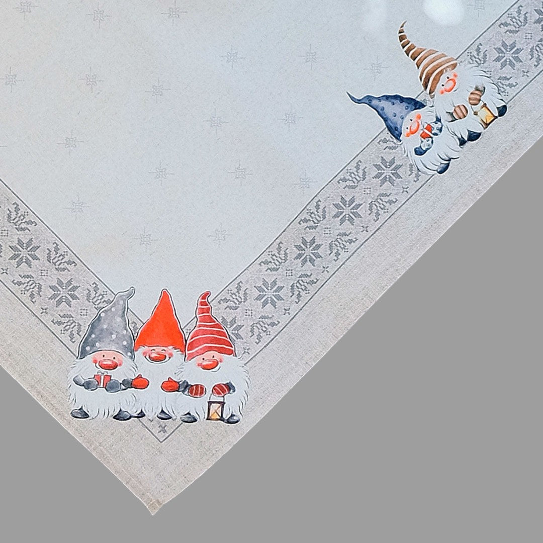 Deckenset „Weihnachtswichtel“ – Druckdesign, bunt | Weihnachten Decke