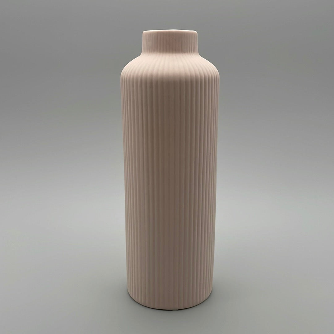 Vase groß aus Steingut in Pastellfarben | Deko für Zuhause  pink von Wimpelberg