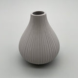 Minivase Pastell aus Steingut | Vase klein  grau von Wimpelberg