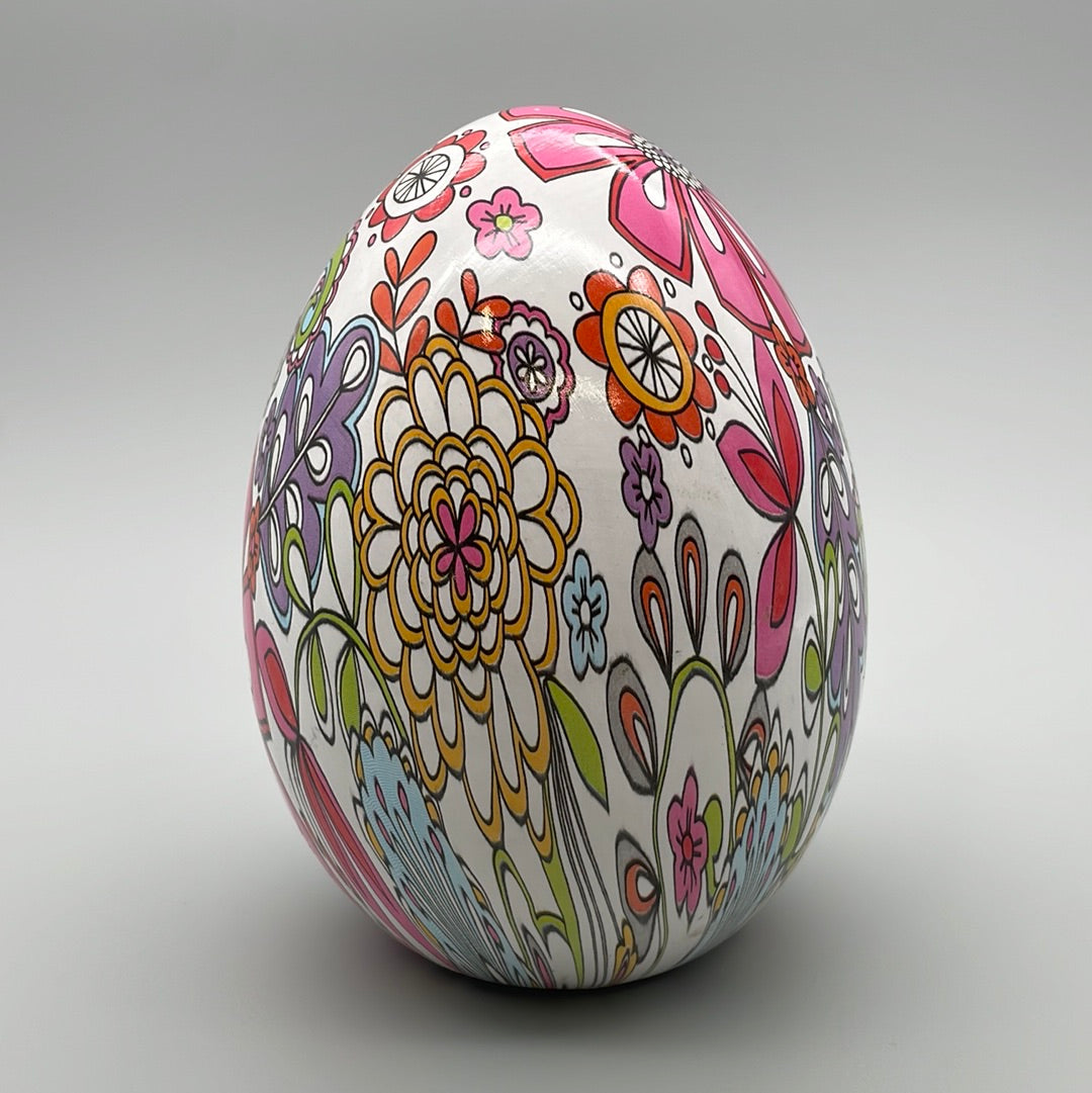 Deko Eier Ostern Springtime aus Kunststein | Osterdeko Ei   von Wimpelberg