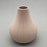 Dekovase aus Steingut in Pastellfarben | Blumenvase  pink von Wimpelberg