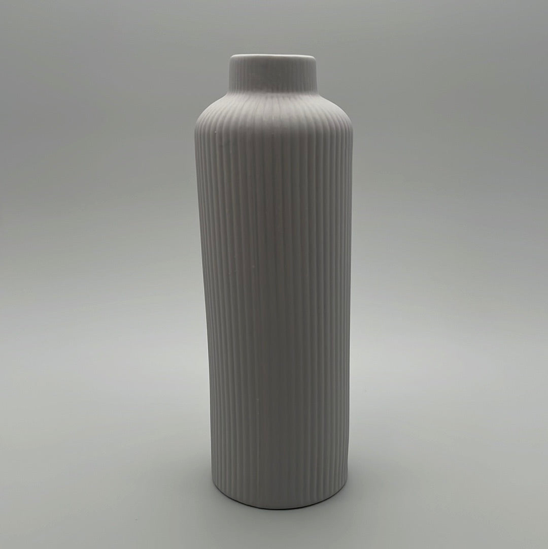 Vase groß aus Steingut in Pastellfarben | Deko für Zuhause  grau von Wimpelberg