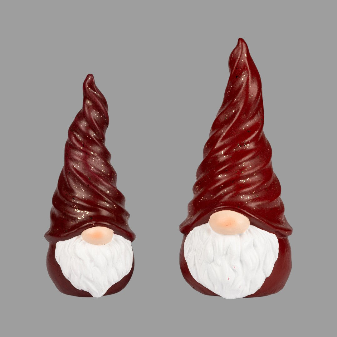 Dekofigur „Weihnachtszwerg/Wichtel“ – 23 &amp; 28 cm, Formano