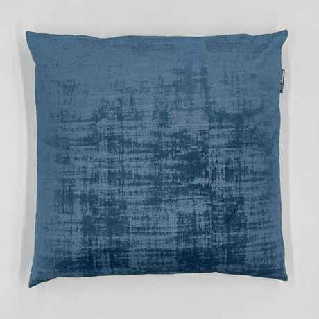 Kissenhülle "Dessin Velvet Marble" - 40x40cm  blau von Wimpelberg