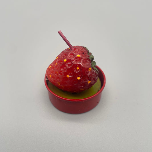 Teelicht "Erdbeere"   von Wimpelberg