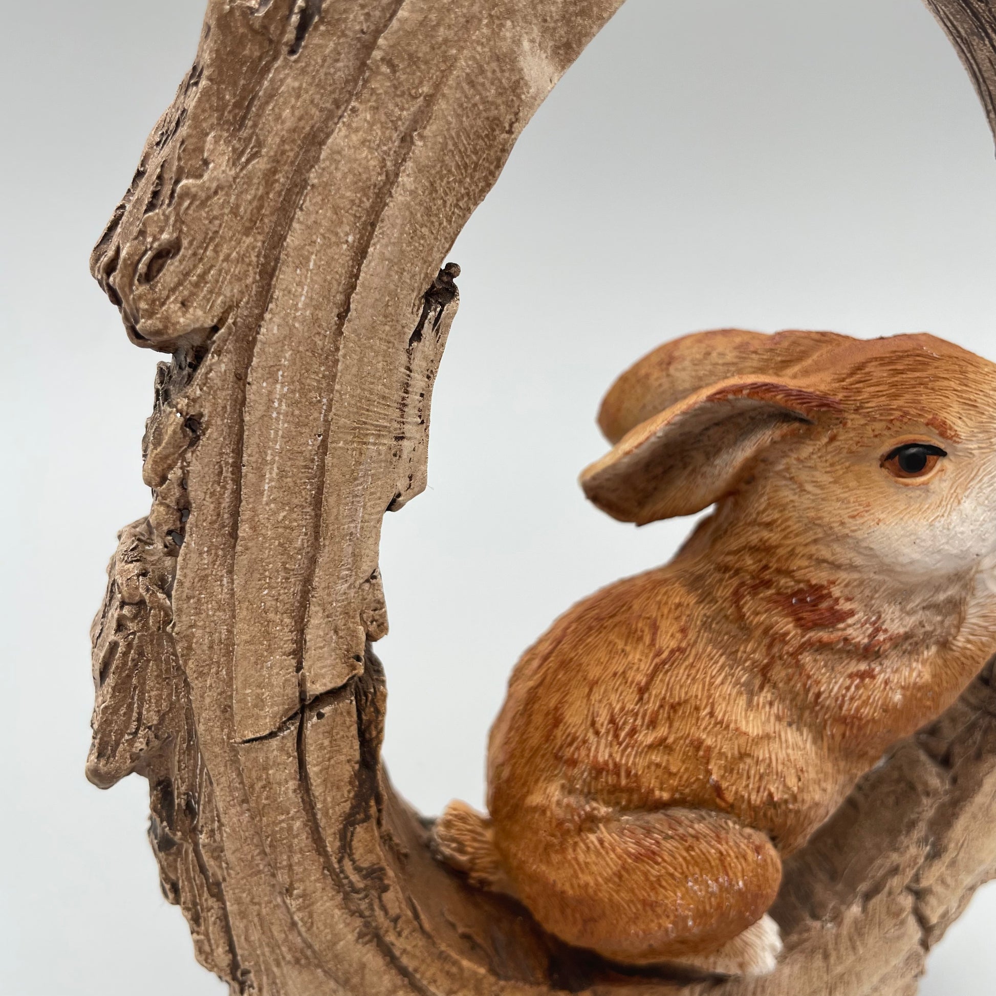 Dekoobjekt Ostern Hase im Holzring | Deko für Ostern   von Wimpelberg