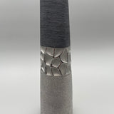 Vase aus Keramik - silber-grau   von Wimpelberg