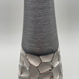 Vase aus Keramik - silber-grau   von Wimpelberg