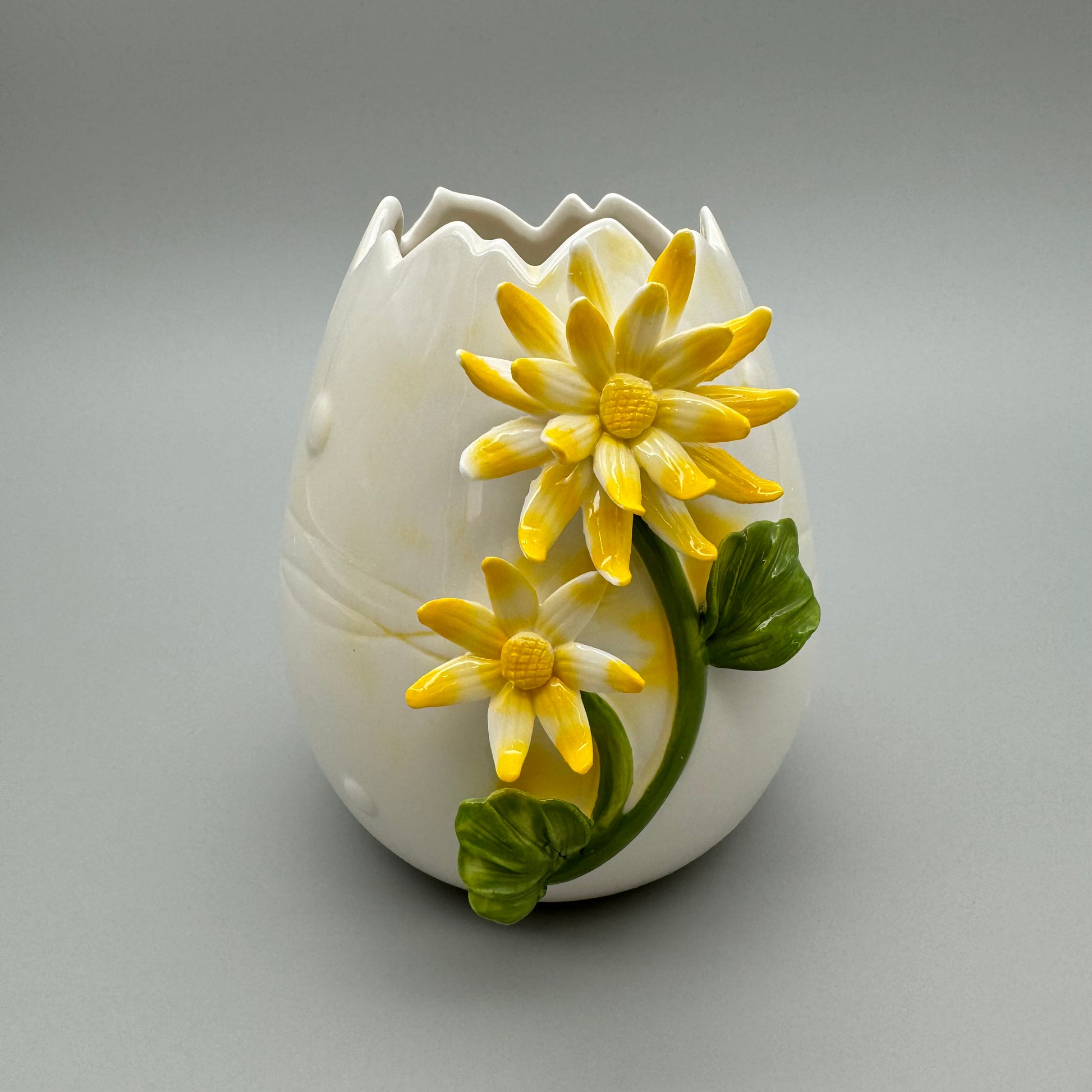 Vase Porzellanblume – 15 cm Deko Frühling und Sommer   von Wimpelberg