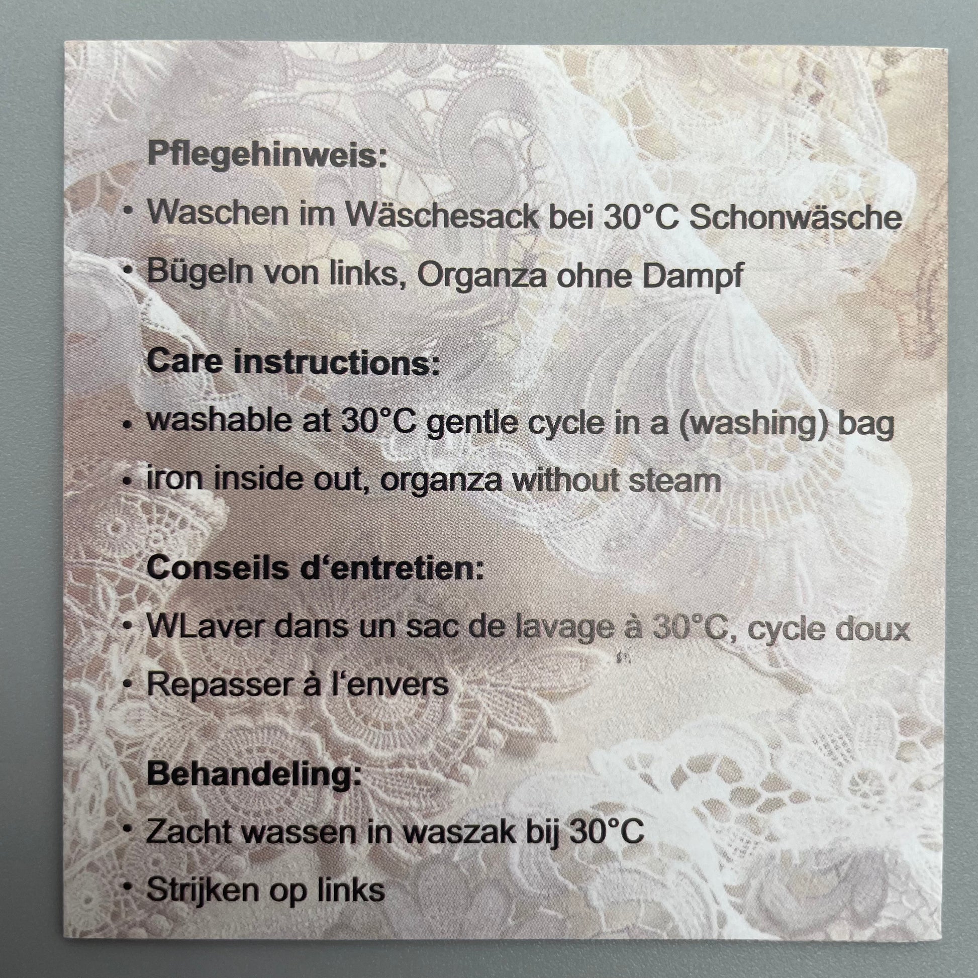 Deckchen 30cm rund Plauener Spitze | Blumenmotiv | Tischdecke   von Wimpelberg