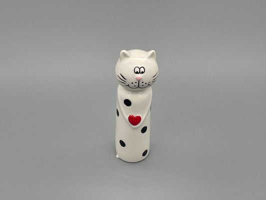 Keramik Katze  gepunktet von Wimpelberg
