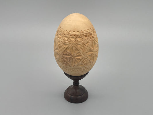 Handgemachtes einfaches Holz-Ei   von Wimpelberg