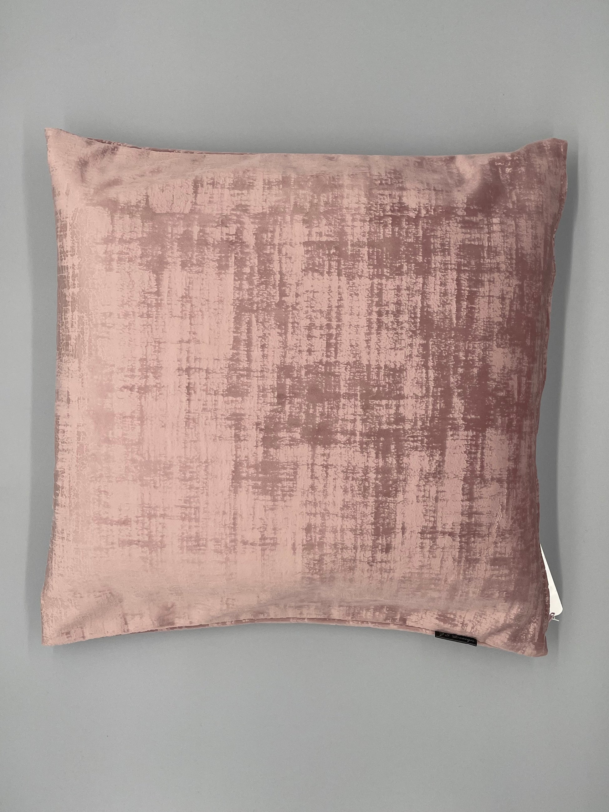 Kissenhülle "Dessin Velvet Marble" - 45x45cm  pink von Wimpelberg