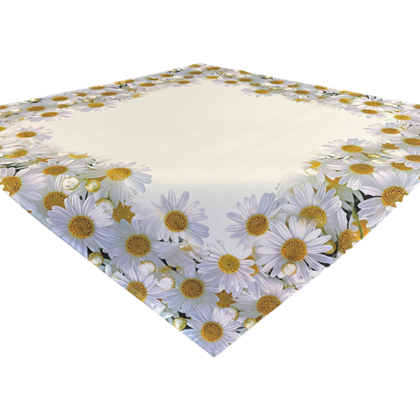 Decke 85x85cm Margariten | Tischdecke Sommer | Decke Sommer   von Wimpelberg