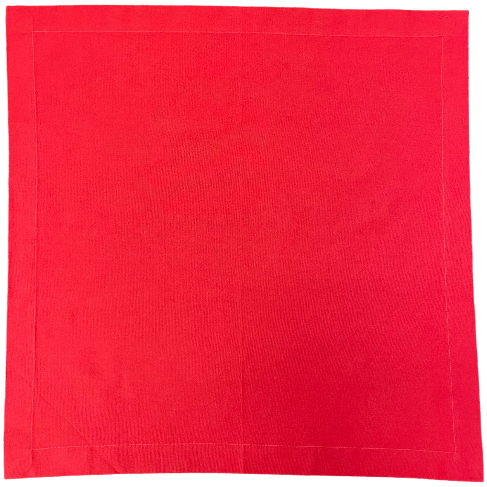 Decke 85x85cm Richmond rot | Tischdecke Tischdeko   von Wimpelberg