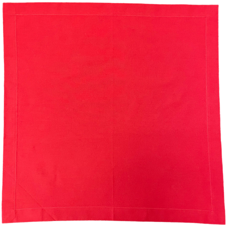 Decke 85x85cm Richmond rot | Tischdecke Tischdeko   von Wimpelberg