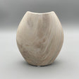 Deko Vase 14x16 cm – Keramik mit matter, creme-braun | Deko Vase modern   von Wimpelberg