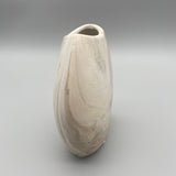 Deko Vase 14x16 cm – Keramik mit matter, creme-braun | Deko Vase modern   von Wimpelberg