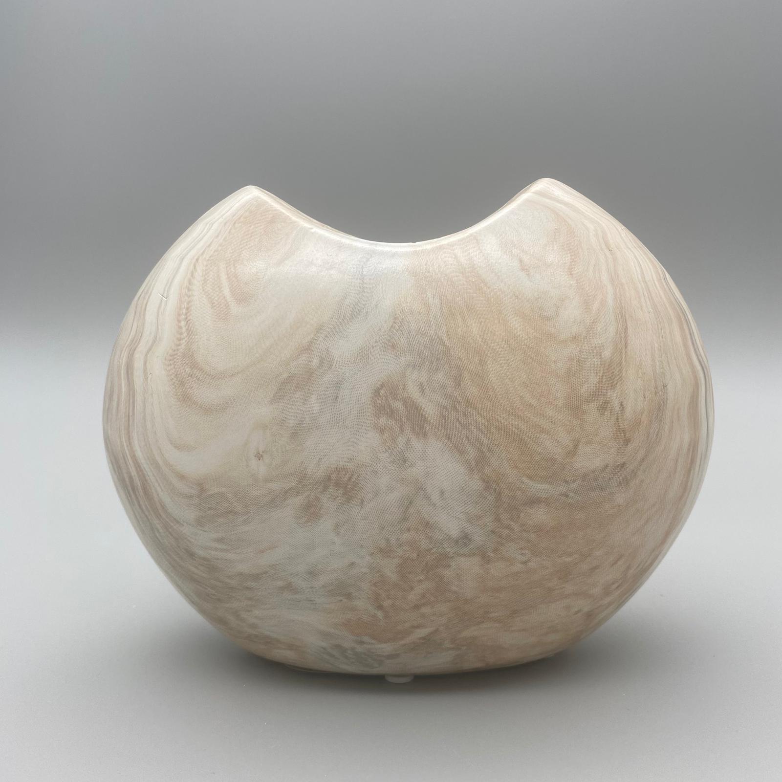 Vase 20x16cm	Marmoreffekt   von Wimpelberg